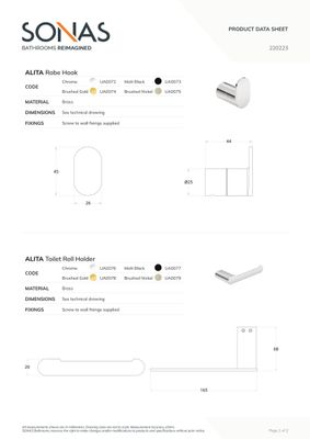 ALITA Robe Hook
