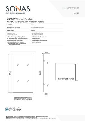 ASPECT Arctic Grey Matt Flipper Panel