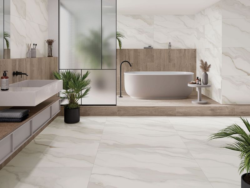 Aqua Bianco Matt 30x90