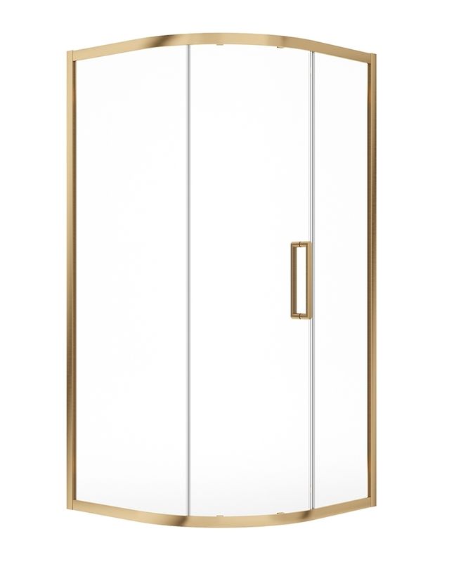 ASPECT Brushed Gold Single Door Quadrant