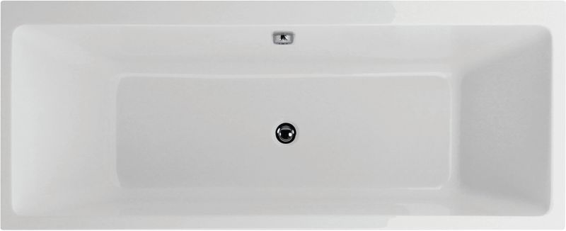 SONAS Oscar 1700x750mm Double Ended 12 White Jet Whirlpool Bath White (ONLY 1 IN STOCK)