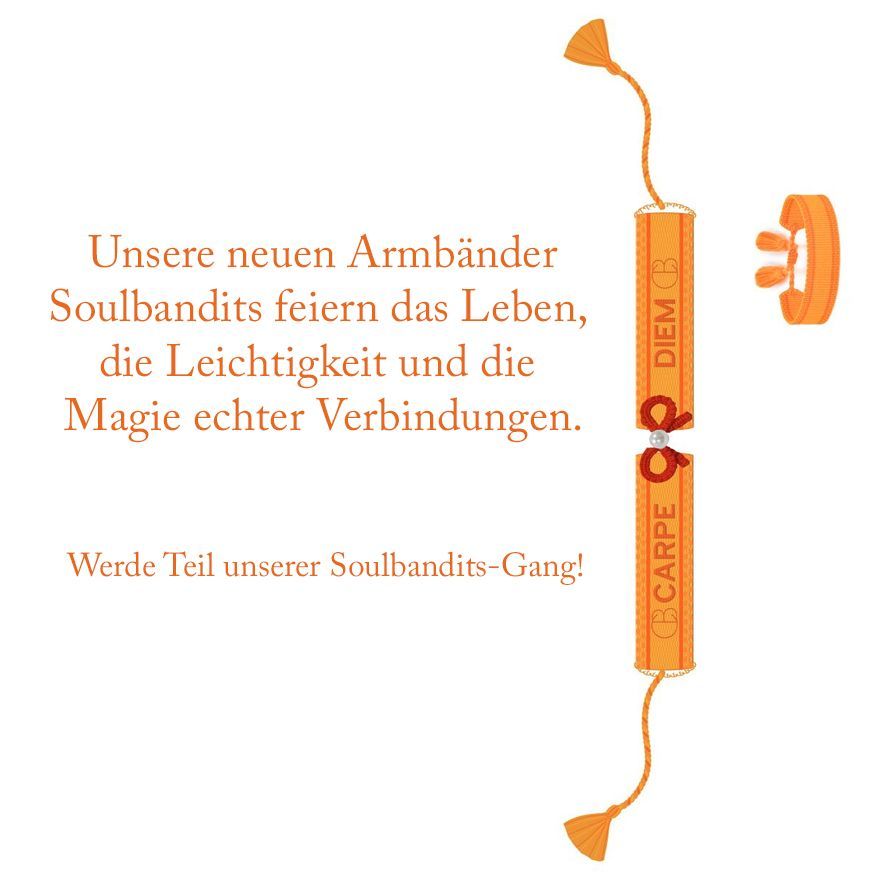 Soulbandits Armbänder in orange