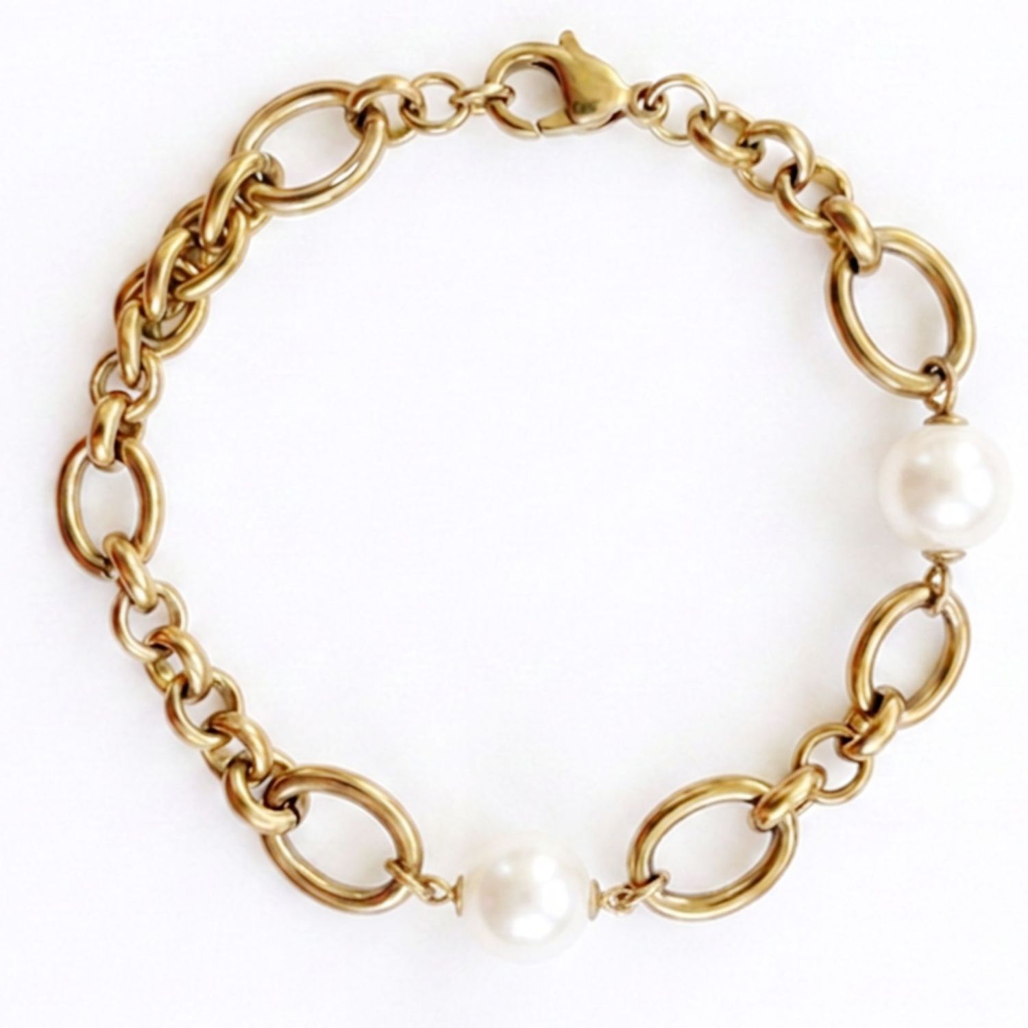 Perlenarmband „Inés“ | Edelstahl & Süßwasserperle | CB Perlenarmband „Inés“ | Edelstahl & Süßwasserperle | CB
