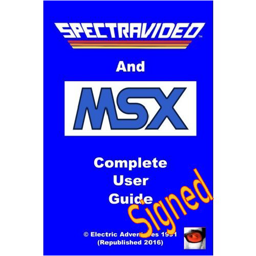 Spectravideo & MSX Complete User Guide Book (Signed)