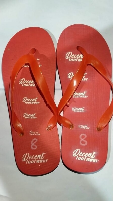 gents red slipper