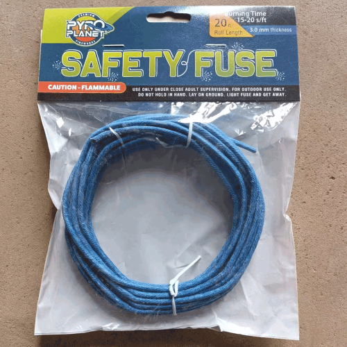 Safety Fuse (3mm) 15-20 Sec/Ft