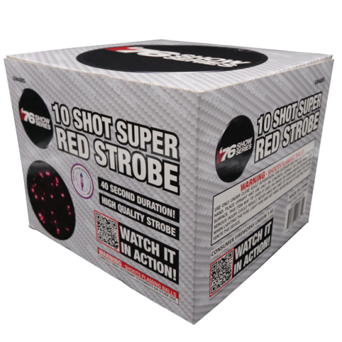 10 Shot Super Red Strobe