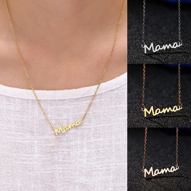 Gargantilla con la Palabra &quot;Mamá&quot;