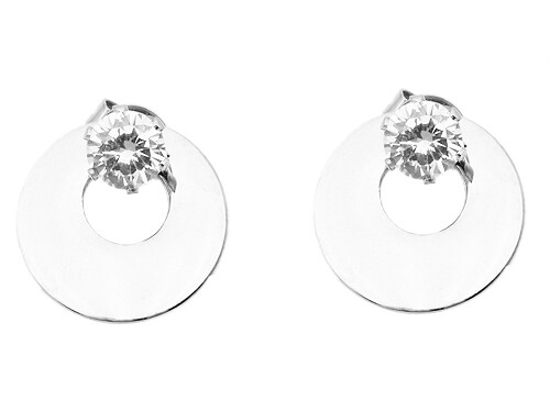 Aretes con detalle brillante