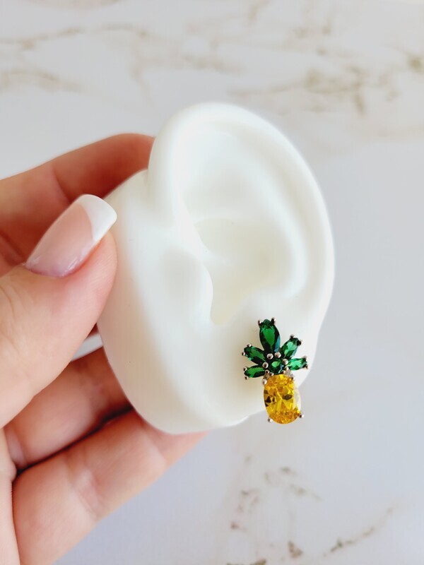 Aretes de piñas