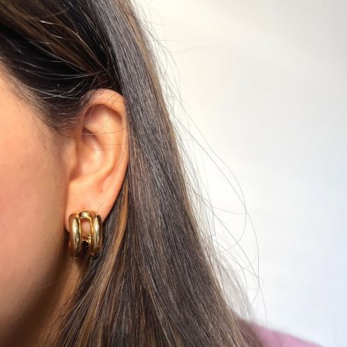 Aretes dorados