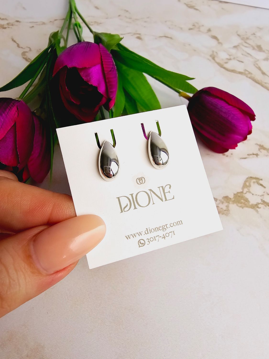 Aretes ovalos