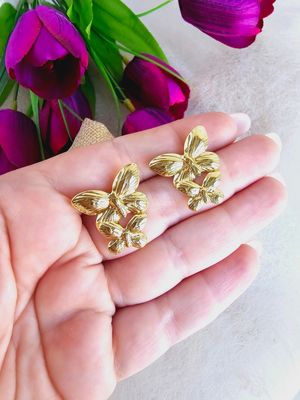 Aretes mariposa