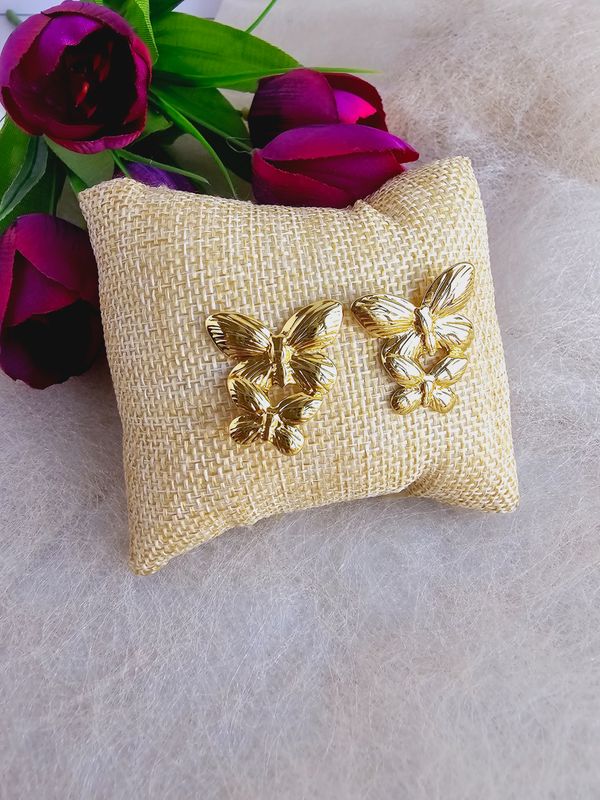Aretes mariposa