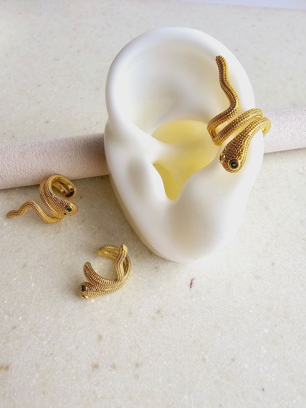 Ear cuff serpiente