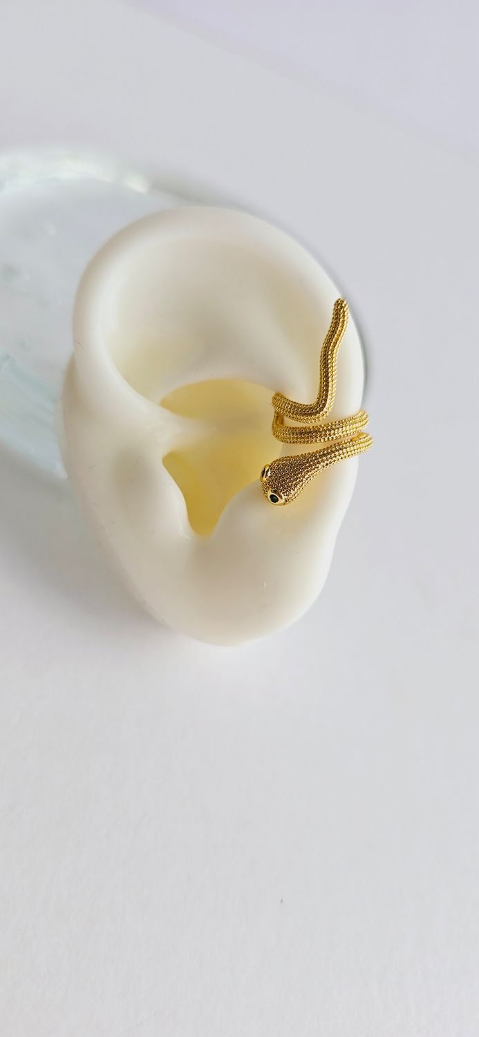 Ear cuff serpiente