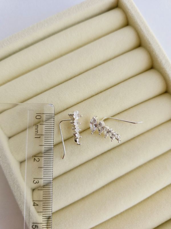 Aretes Cristal trepadores