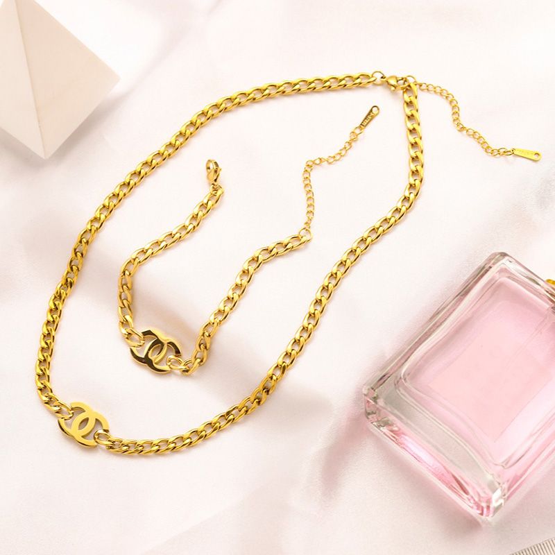 Set Pulsera y Gargantilla de Eslabones Grandes MI