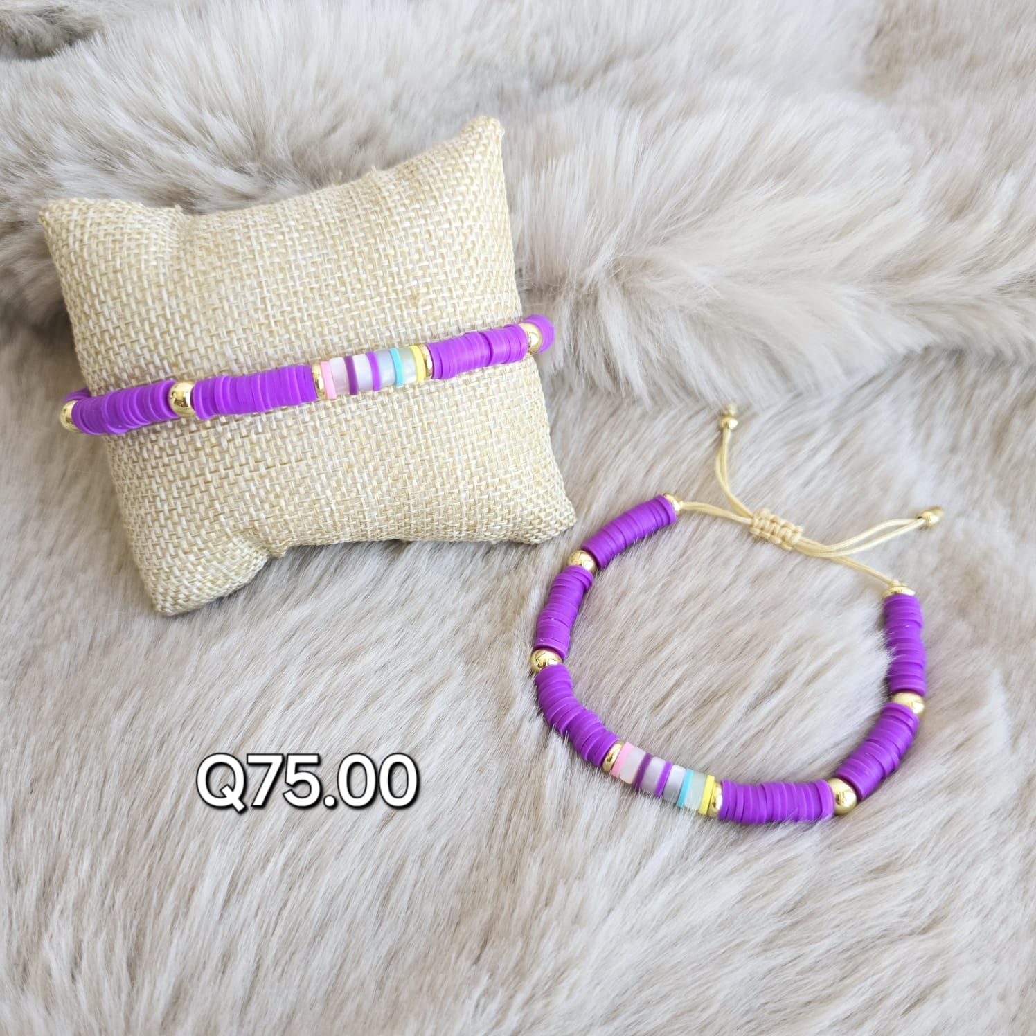 Pulsera de Rodio Morada