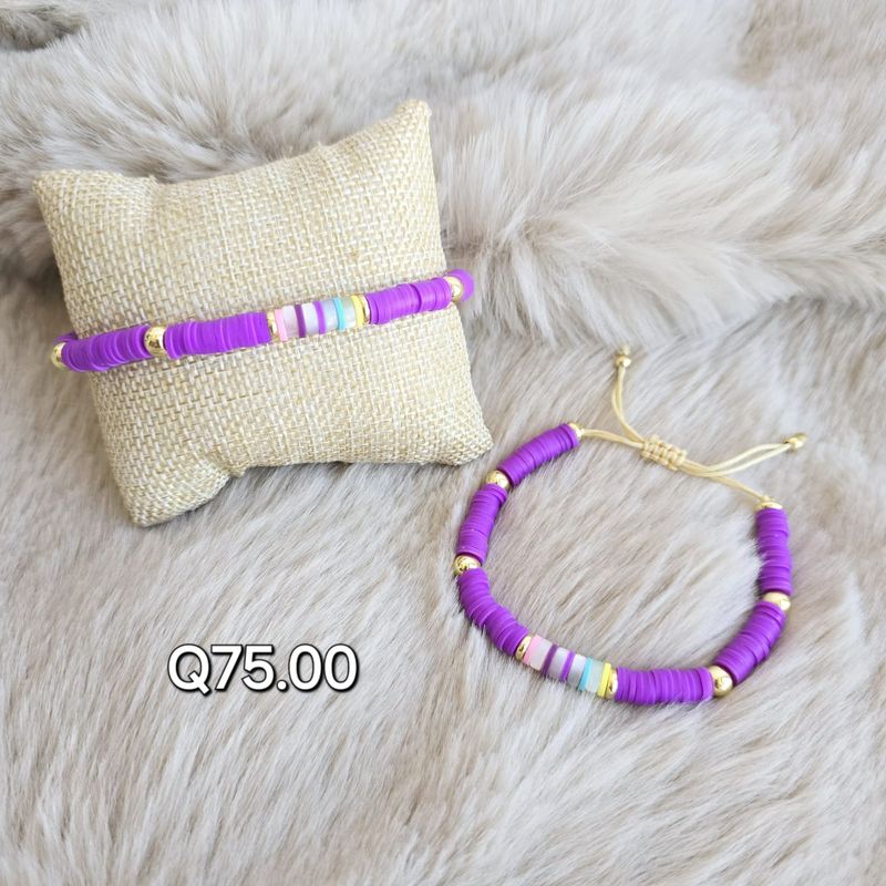 Pulsera de Rodio Morada