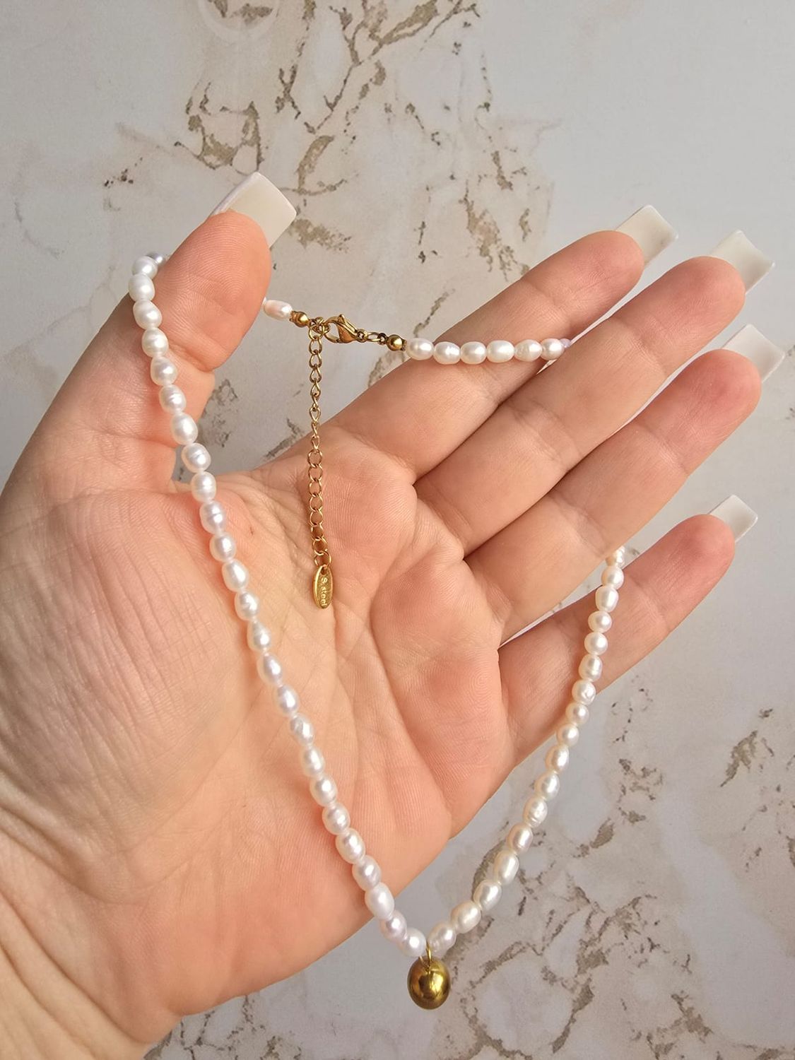 Choker Nixa Perla de río