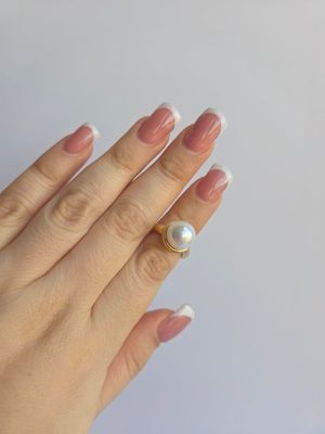 Anillo Perlina