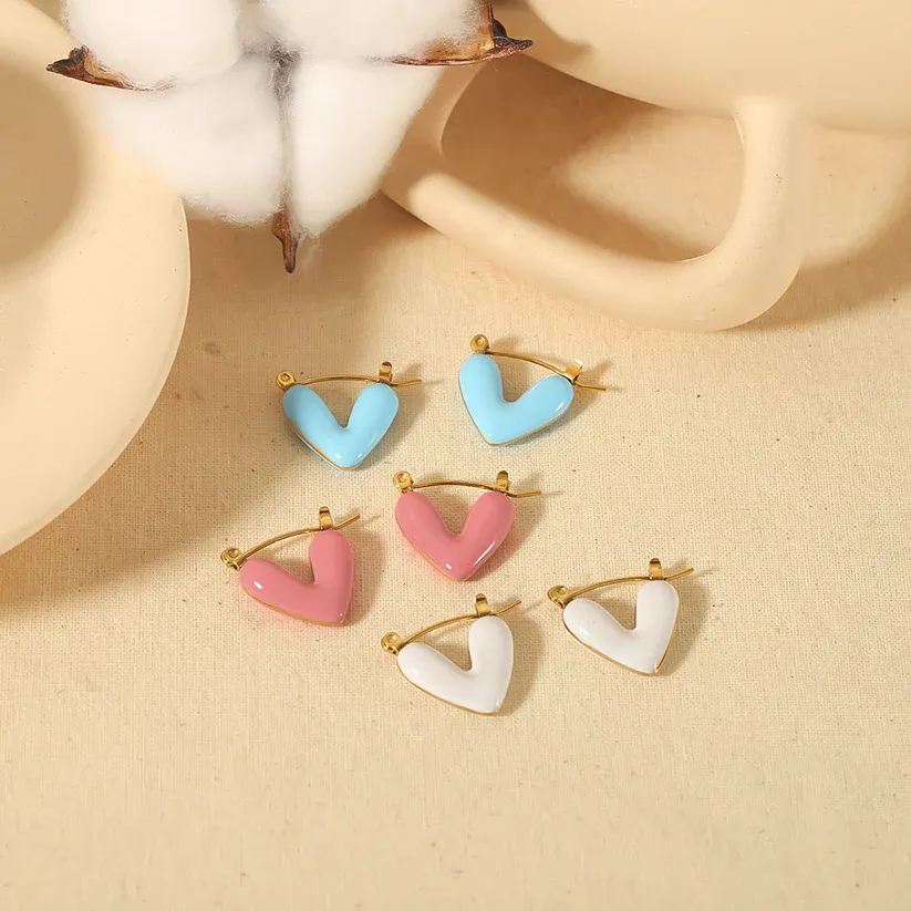 Aretes corazón