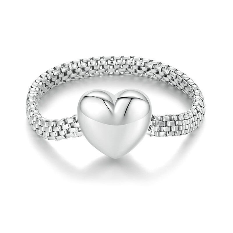 Anillo corazòn en Plata 925