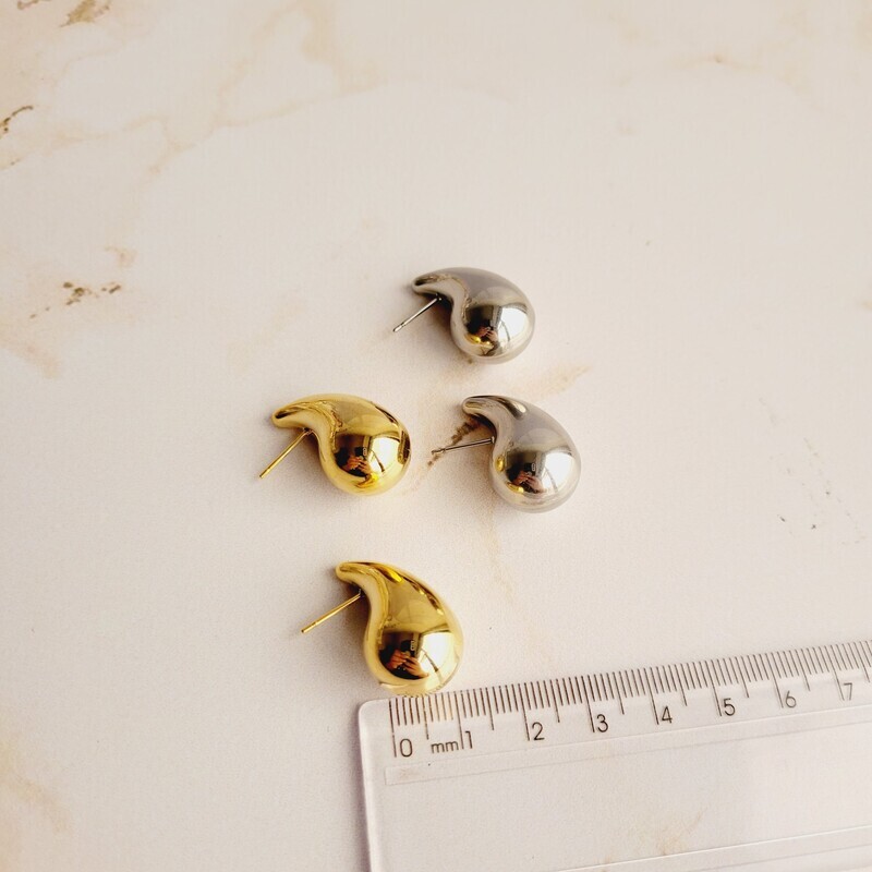 Aretes en gota - Acero Inoxidable