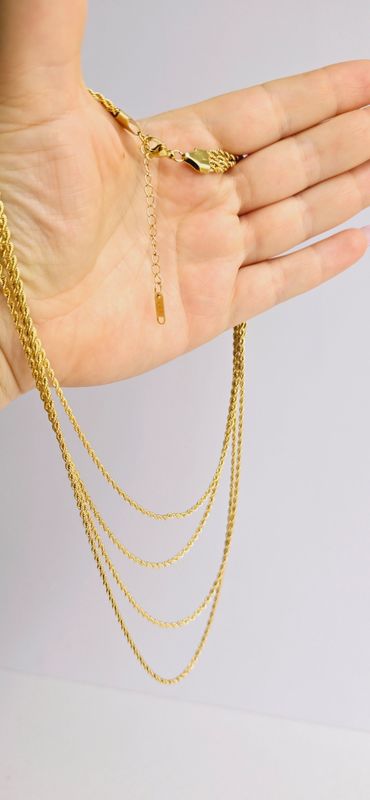 Cadena de 4 Hilos Entorchados