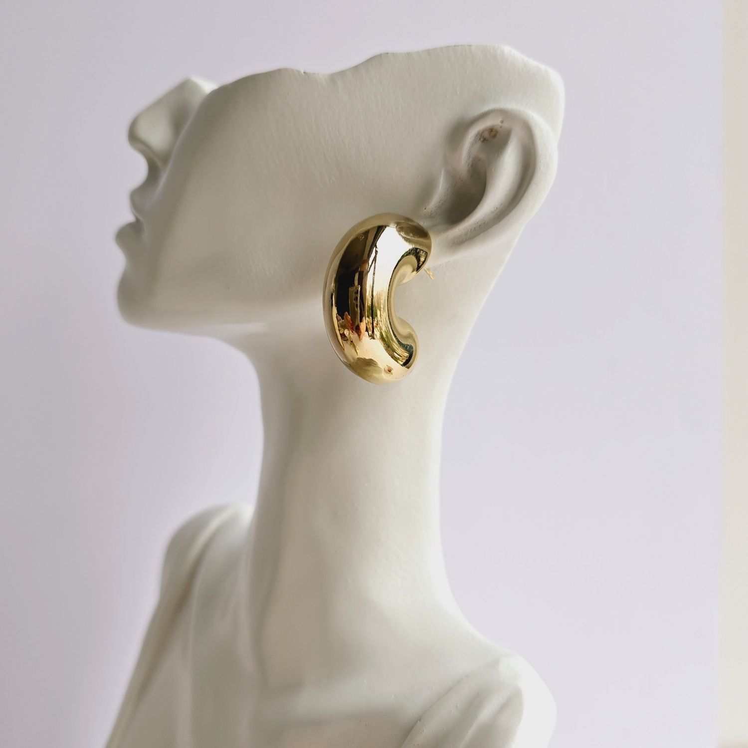 Chunky hoops doradas