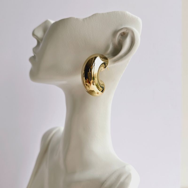 Chunky hoops doradas
