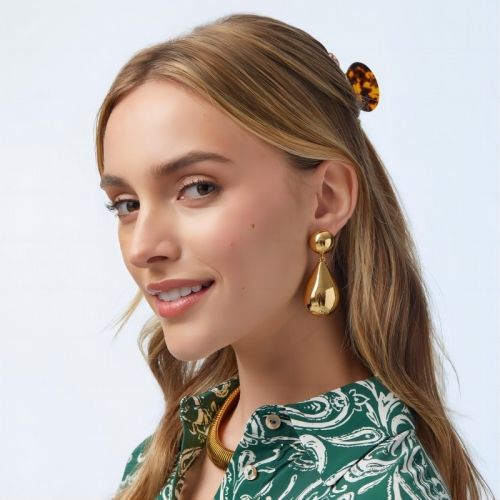 Aretes gota grande