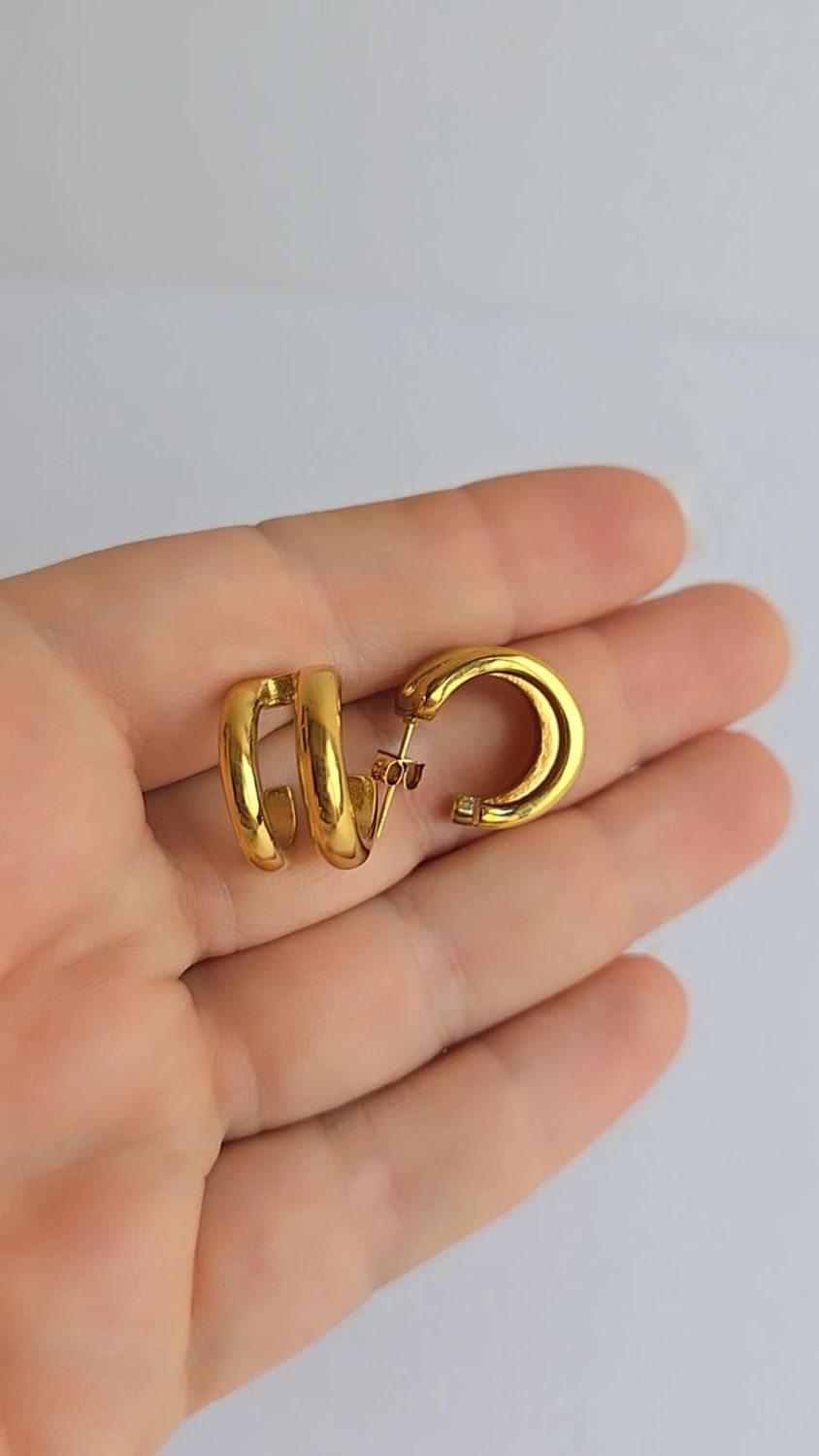 Aretes dorados