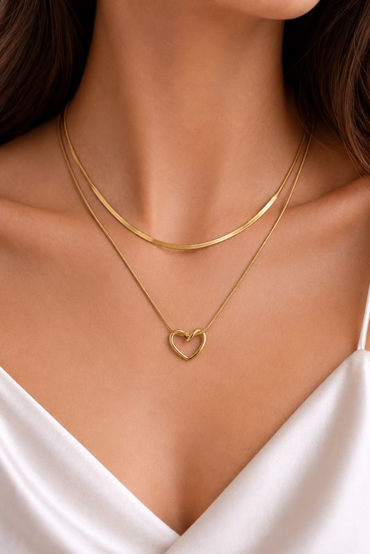 Gargantilla Golden Heart