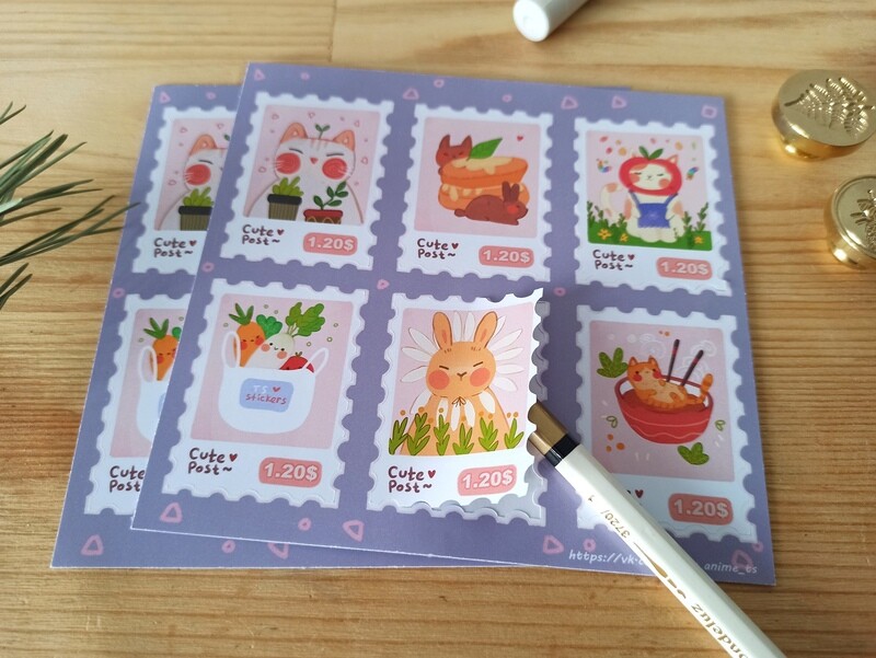 Cute stamps​ stickers