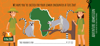 Fife Zoo Lemur Encounter Voucher