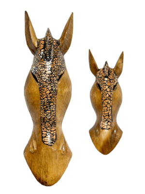 Giraffe Mask Eggshell 30cm