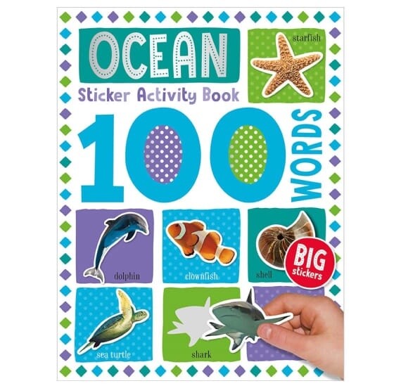 100 Words Ocean Sticker 3+