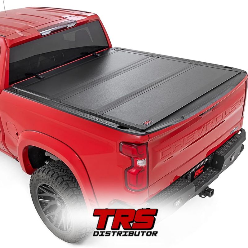 Hard Tri-Fold Flip-Up Bed Cover – Chevy/GMC 1500 Short Bed (2019–2026)