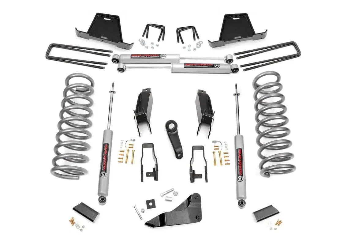 Rough Country 5 Inch Lift Kit Ram 2500 (11-13)/3500 Mega Cab (11-12) 4WD