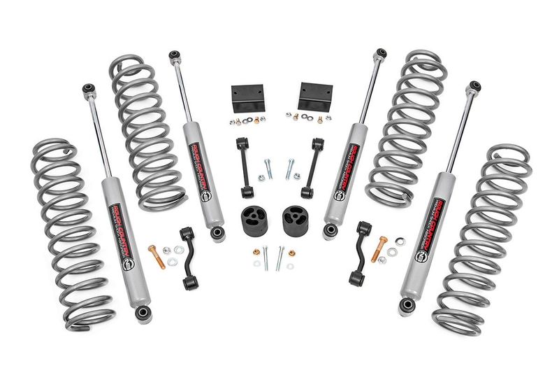 Rough Country 2.5 Inch Lift Kit 4-Door Jeep Wrangler Unlimited JL 4WD (18-23)