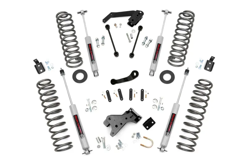 Rough Country 4 Inch Lift Kit 4-Door Jeep Wrangler JK 2WD/4WD (2007-2018)