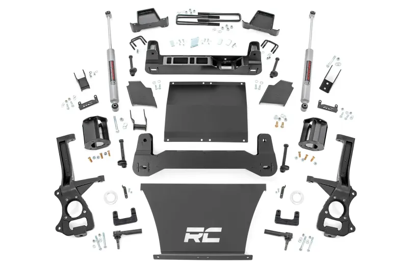Rough Country 6" Lift Kit Chevy Silverado 1500 4WD (2019-2024)