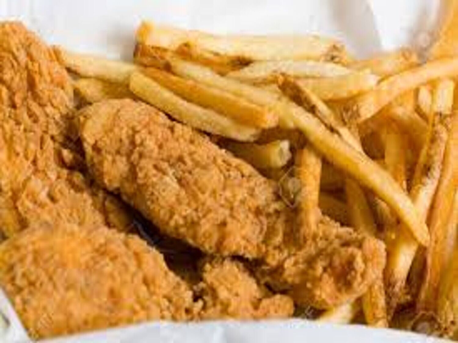 Kids Chicken Fingers And Fries
