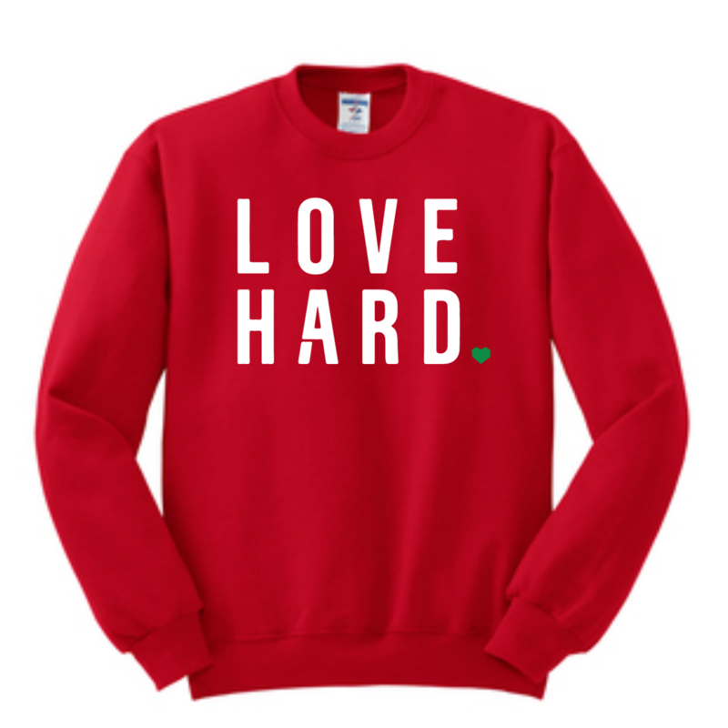 Love Hard Adult Crewneck