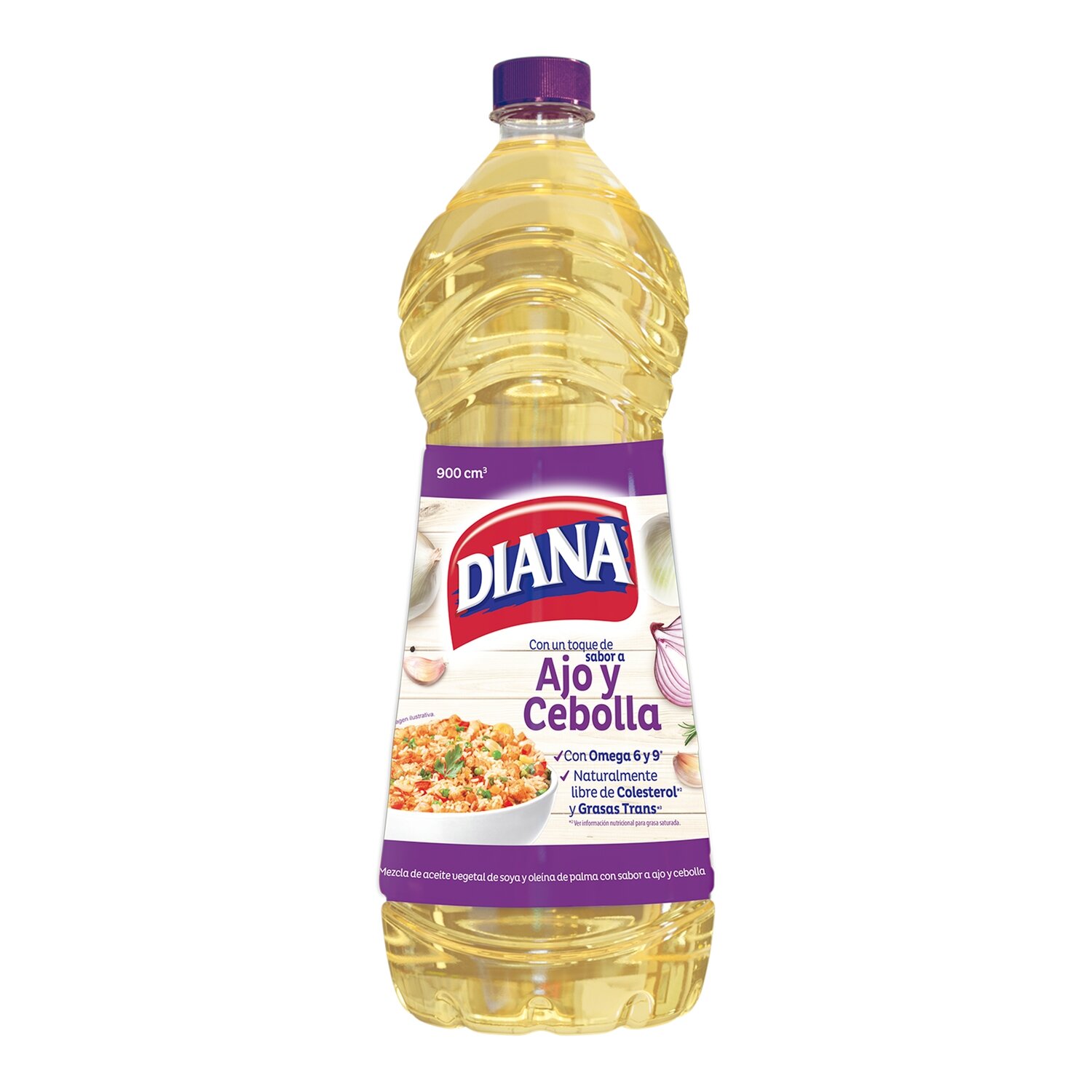 Aceite diana ajo y cebolla x900ml