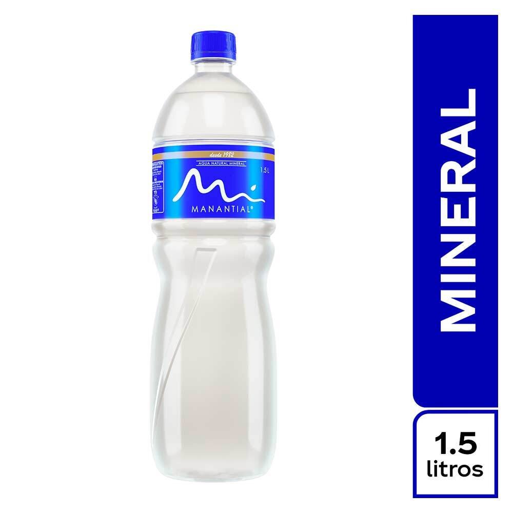 Agua manantial x1.5l x2un