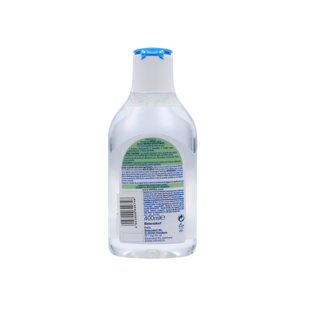 Agua micelar nivea x400ml