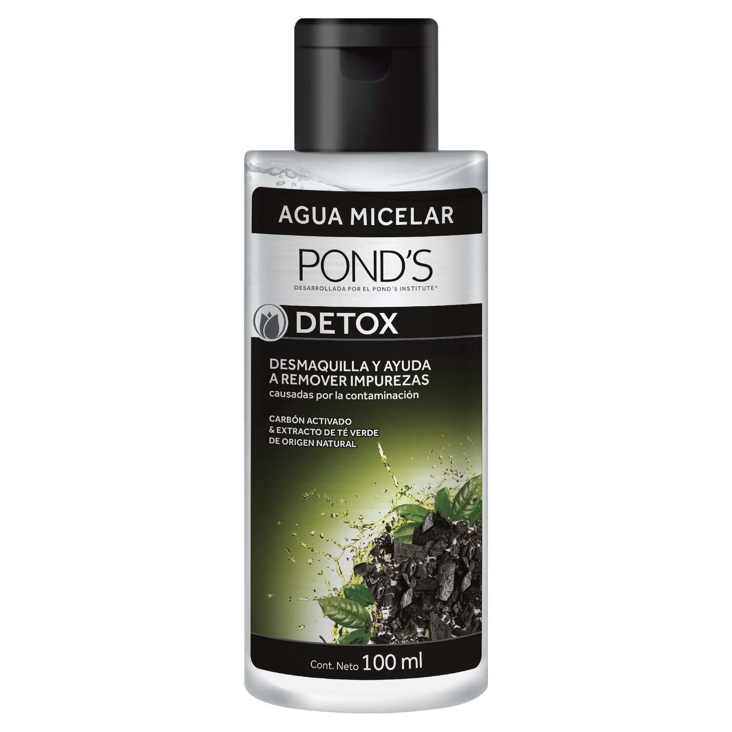 Agua micelar pond&#39;s detox x100ml